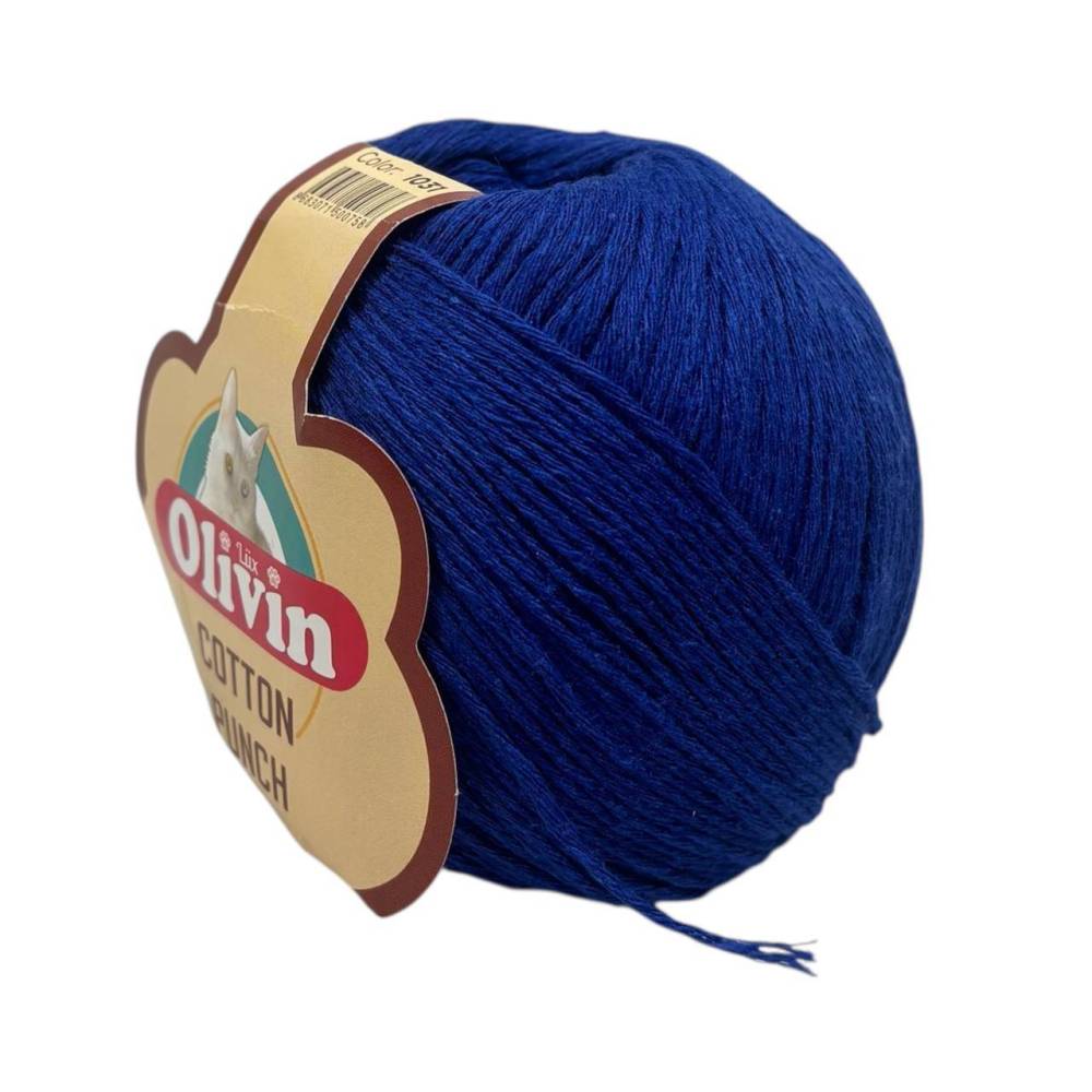 Olivin Cotton Punch yarn blue (1031)