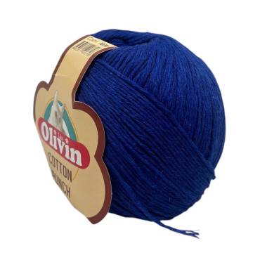 Пряжа Olivin Cotton Punch синий (1031)