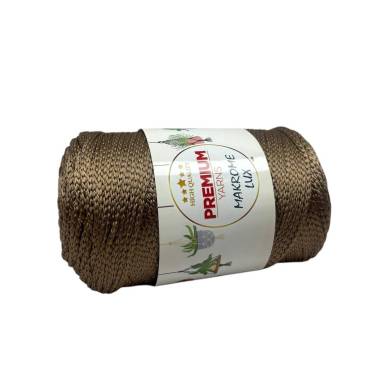 Polypropylene cord Macrame Lux, brown (832)