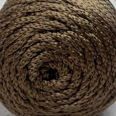 Поліпропіленовий шнур Macrame Lux, коричневий (832)