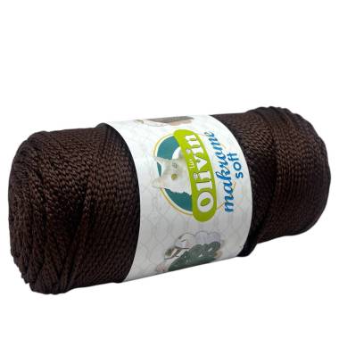 Olivin Makrome Soft Macrame Cord, chocolate (1634)