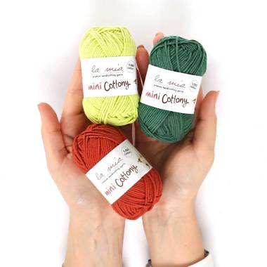 La Mia Mini Cottony Yarn Set - 100% Cotton - 20 Colors