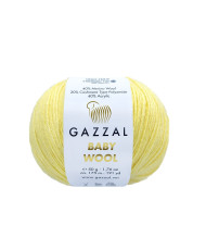 Yarn Gazzal Baby Wool light lemon (833)