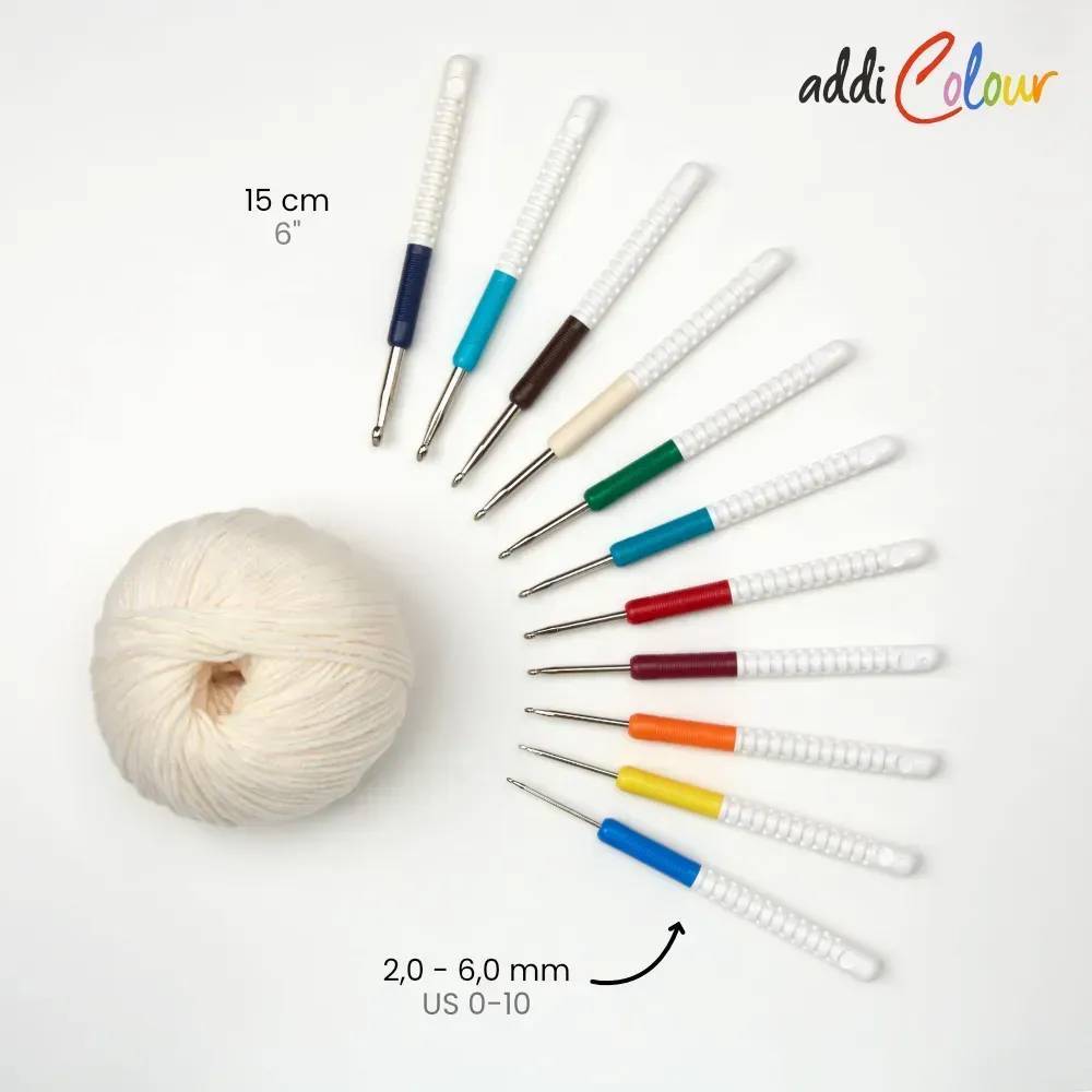 Гачок для в'язання Addi Colour/Адді Колор, 3,5 мм (148-7/15-3,5)