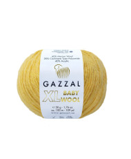 Yarn Gazzal Baby Wool XL yellow (812)