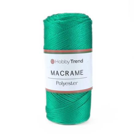 Hobby Trend Macrame Cord No. 4, bright green (175)