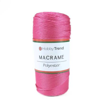Шнур макраме №4 Hobby Trend, рожевий (082)