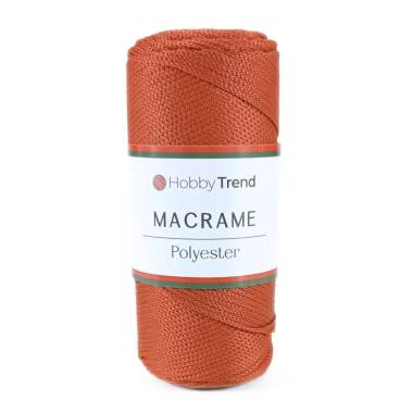 Шнур макраме №4 Hobby Trend, терракотовый (118)
