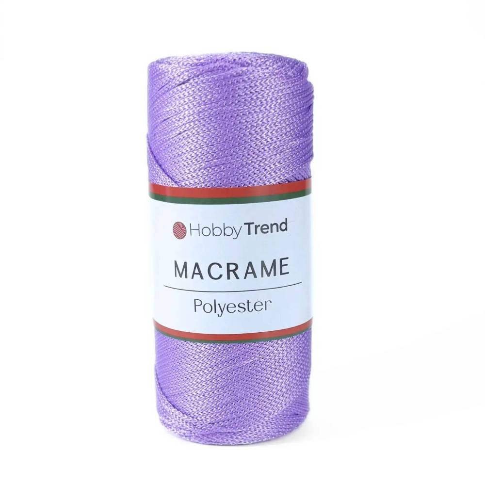 Шнур макраме №4 Hobby Trend, бузковий (130)