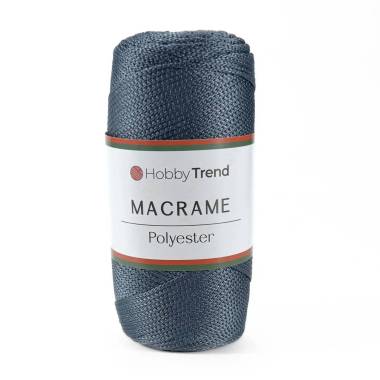 Hobby Trend Macrame Cord No. 4, gray-blue (236)