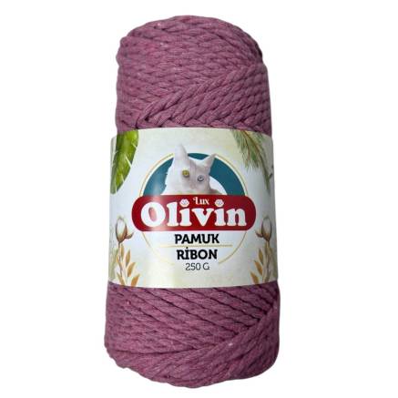 Cotton cord TWIST Premium Yarns, dusty rose (3609)