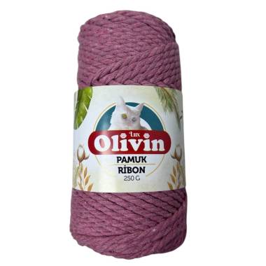 Хлопковый шнур TWIST Premium Yarns, засушенная роза (3609)