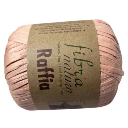 Raffia Fibranatura Raffia peach powder (116-23)