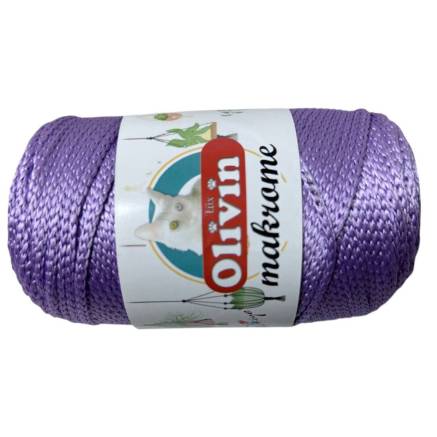 Поліпропіленовий шнур Macrame Lux, бузок (823)