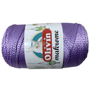 Polypropylene cord Macrame Lux, lilac (823)