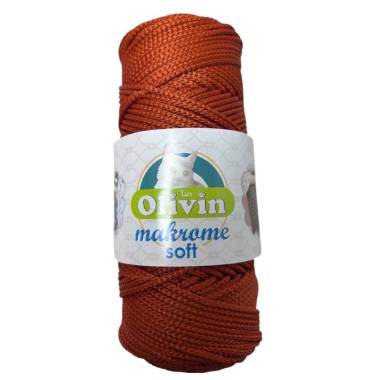 Macrame cord Olivin Makrome Soft, terracotta (1612)