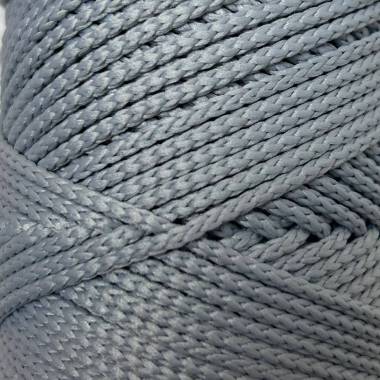 Macrame cord Olivin Makrome Soft, gray (1636)