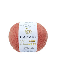 Yarn Gazzal Baby Wool XL tangerine (819)