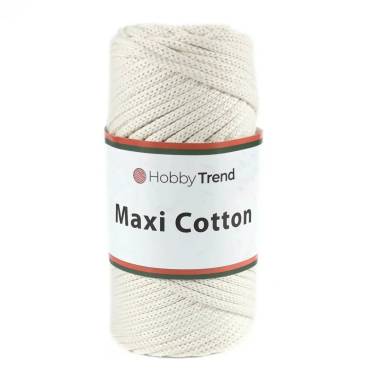 Шнур макраме Maxi Cotton Hobby Trend, молочний (010)