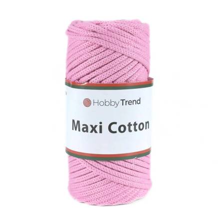 Шнур макраме Maxi Cotton Hobby Trend, рожевий (072)