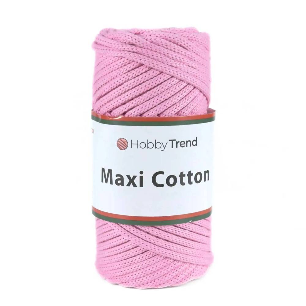 Шнур макраме Maxi Cotton Hobby Trend, розовый (072)