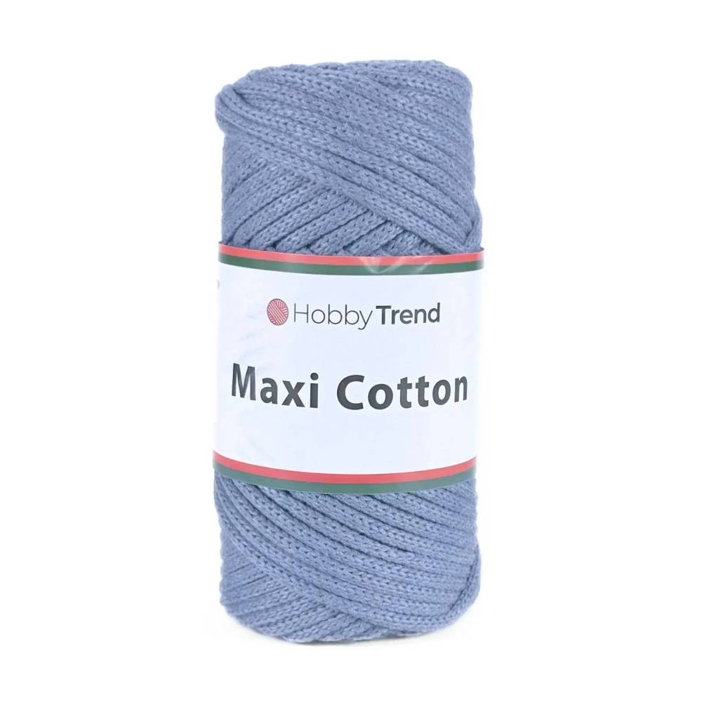 Шнур макраме Maxi Cotton Hobby Trend, пыльно-голубой (235)