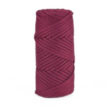 Шнур макраме Maxi Cotton Hobby Trend, бордовый (110)