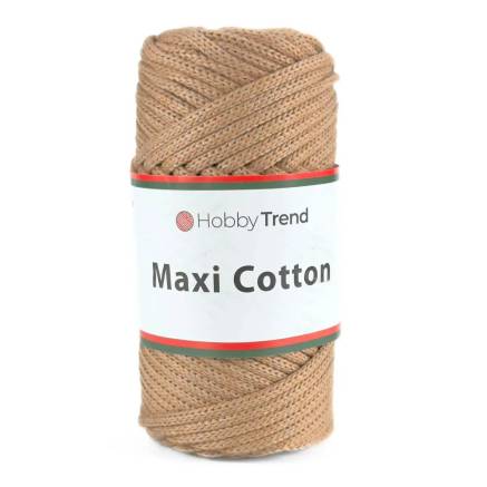 Шнур макраме Maxi Cotton Hobby Trend, карамель (032)