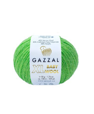 Yarn Gazzal Baby Wool XL green spring (821)