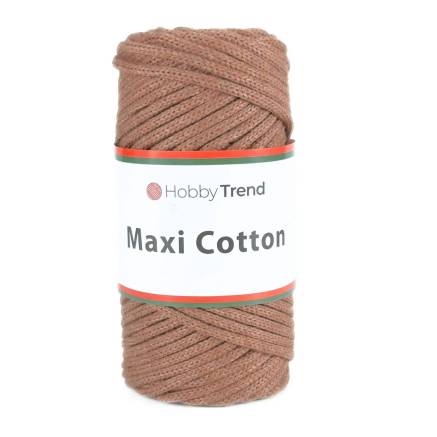 Шнур макраме Maxi Cotton Hobby Trend, коричневий (038)