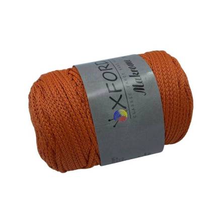 Polypropylene cord Makrome Oxford, carrot