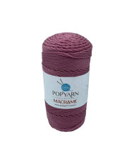Polypropylene Cord Macrame Popyarn, Dry Rose (005)