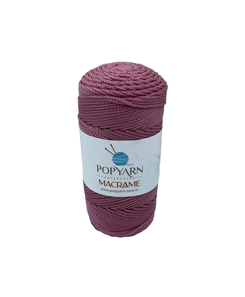 Polypropylene Cord Macrame Popyarn, Dry Rose (005) Polypropylene Cord Macrame Popyarn, Dry Rose (005)
