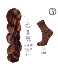 Yarn Gazzal Happy Feet multicolor (3264)
