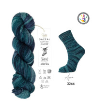 Yarn Gazzal Happy Feet multicolor (3266)