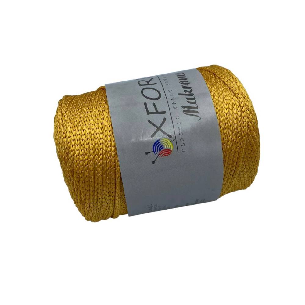 Polypropylene cord Makrome Oxford, ocher Polypropylene cord Makrome Oxford, ocher