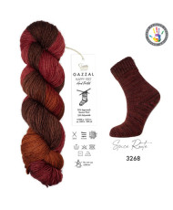 Yarn Gazzal Happy Feet multicolor (3268)