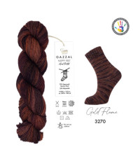 Yarn Gazzal Happy Feet multicolor (3270)