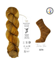 Yarn Gazzal Happy Feet multicolor (3274)
