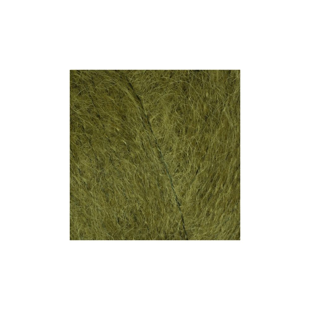 Пряжа Gazzal Super Kid Mohair оливковий хакі (64402)
