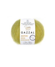 Yarn Gazzal Super Kid Mohair olive (64405)
