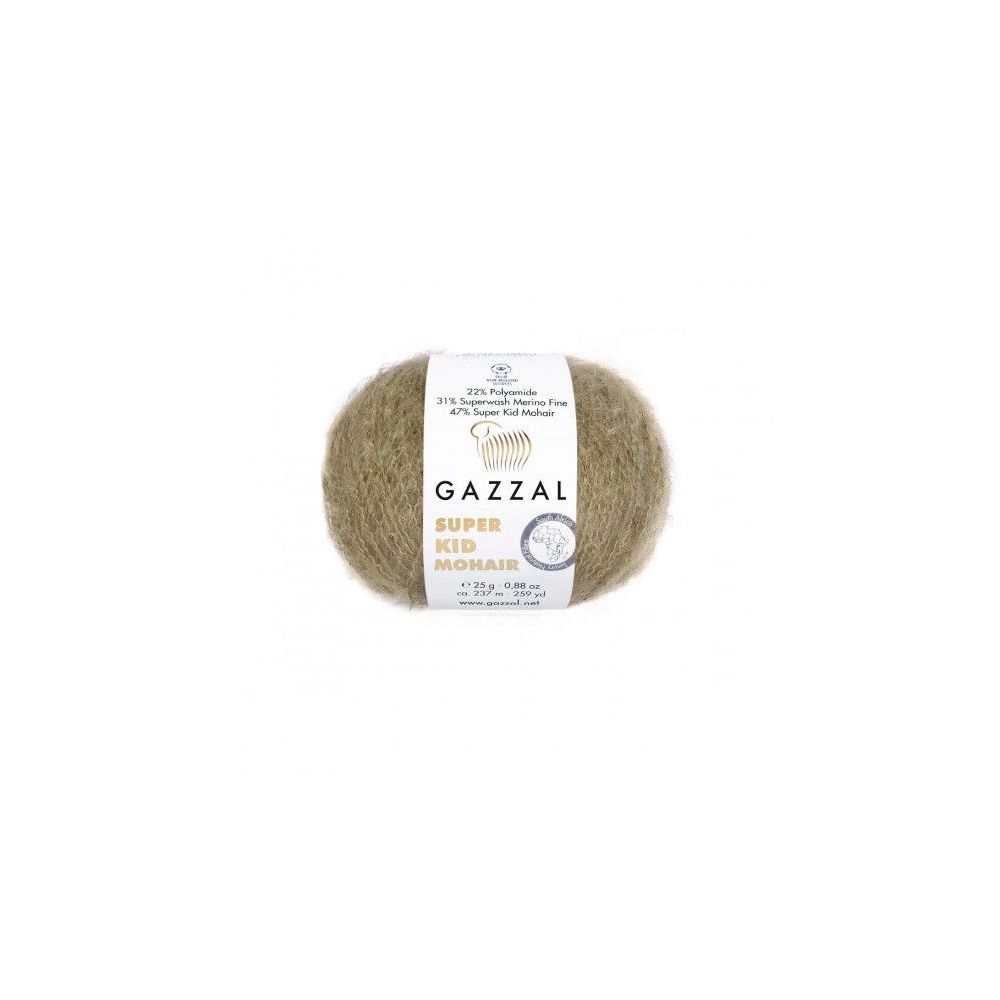 Yarn Gazzal Super Kid Mohair beige (64406) Yarn Gazzal Super Kid Mohair beige (64406)