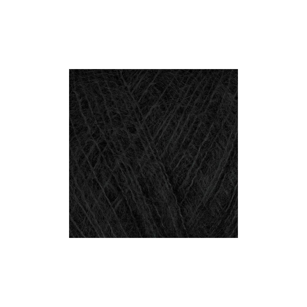 Пряжа Gazzal Super Kid Mohair чорний (64409)
