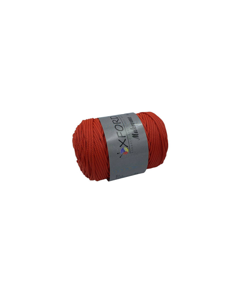 Polypropylene cord Makrome Oxford, tomato Polypropylene cord Makrome Oxford, tomato