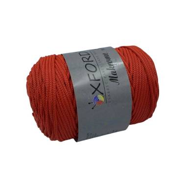 Polypropylene cord Makrome Oxford, tomato