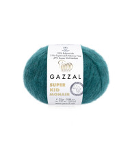 Yarn Gazzal Super Kid Mohair dark emerald (64425)