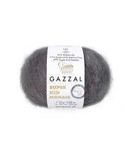 Yarn Gazzal Super Kid Mohair anthracite (64432)