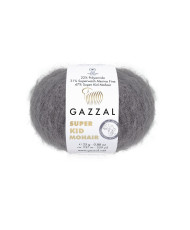 Yarn Gazzal Super Kid Mohair winter ash (64433)