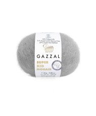 Yarn Gazzal Super Kid Mohair winter patterns (64434)