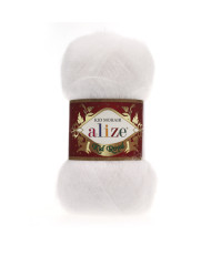 Yarn Alize Kid Royal 50 white (55)